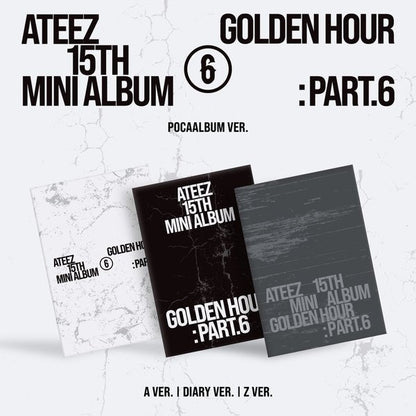 [album]ATEEZ - GOLDEN HOUR : Part.6 (15th mini, A / DIARY / Z) [POCAALBUM Ver.] [RANDOM]-
