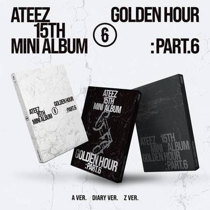 ATEEZ - GOLDEN HOUR : Part.6 (15th mini, A / DIARY / Z) [Standard Ver.] [SET] [SOUNDWAVE]