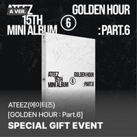 [album]ATEEZ - GOLDEN HOUR : Part.6 (15th mini) [A Ver.]-#product_vendor,# lowest price, EU shipping, Pre order benefit
