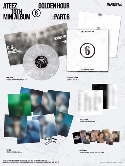 [album]ATEEZ - GOLDEN HOUR : Part.6 (15TH MINI ALBUM) [MARBLE Ver.]-