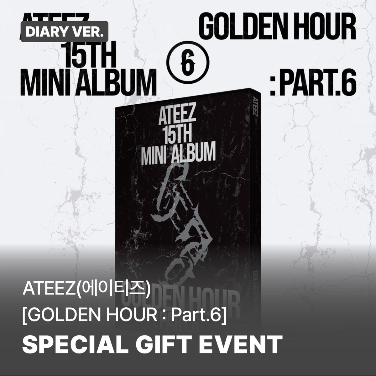 [album]ATEEZ - GOLDEN HOUR : Part.6 (15th mini) [Diary Ver.]-
