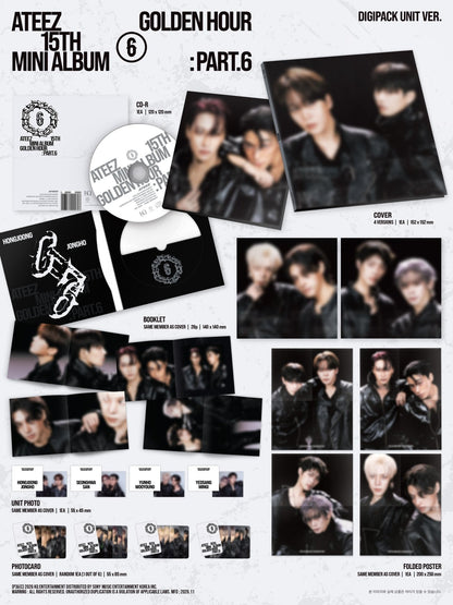 [album]ATEEZ - GOLDEN HOUR : Part.6 (15th mini) [DIGIPACK UNIT Ver.] [RANDOM]-