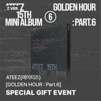 [album]ATEEZ - GOLDEN HOUR : Part.6 (15th mini) [Z Ver.]-#product_vendor,# lowest price, EU shipping, Pre order benefit