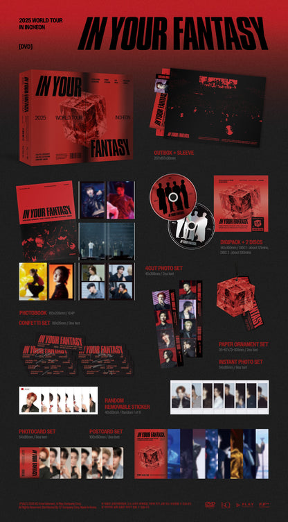 [DVD / Blu-ray]ATEEZ - IN YOUR FANTASY (2025 WORLD TOUR IN INCHEON DVD)-product_vendor, lowest price, EU shipping, Pre order benefit