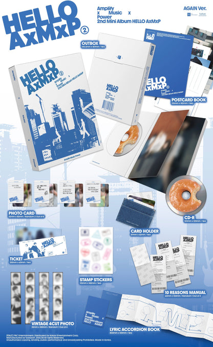[Album]AXMXP - HELLO AxMxP [HELLO / AGAIN Ver.] [SET]-product_vendor, lowest price, EU shipping, Pre order benefit