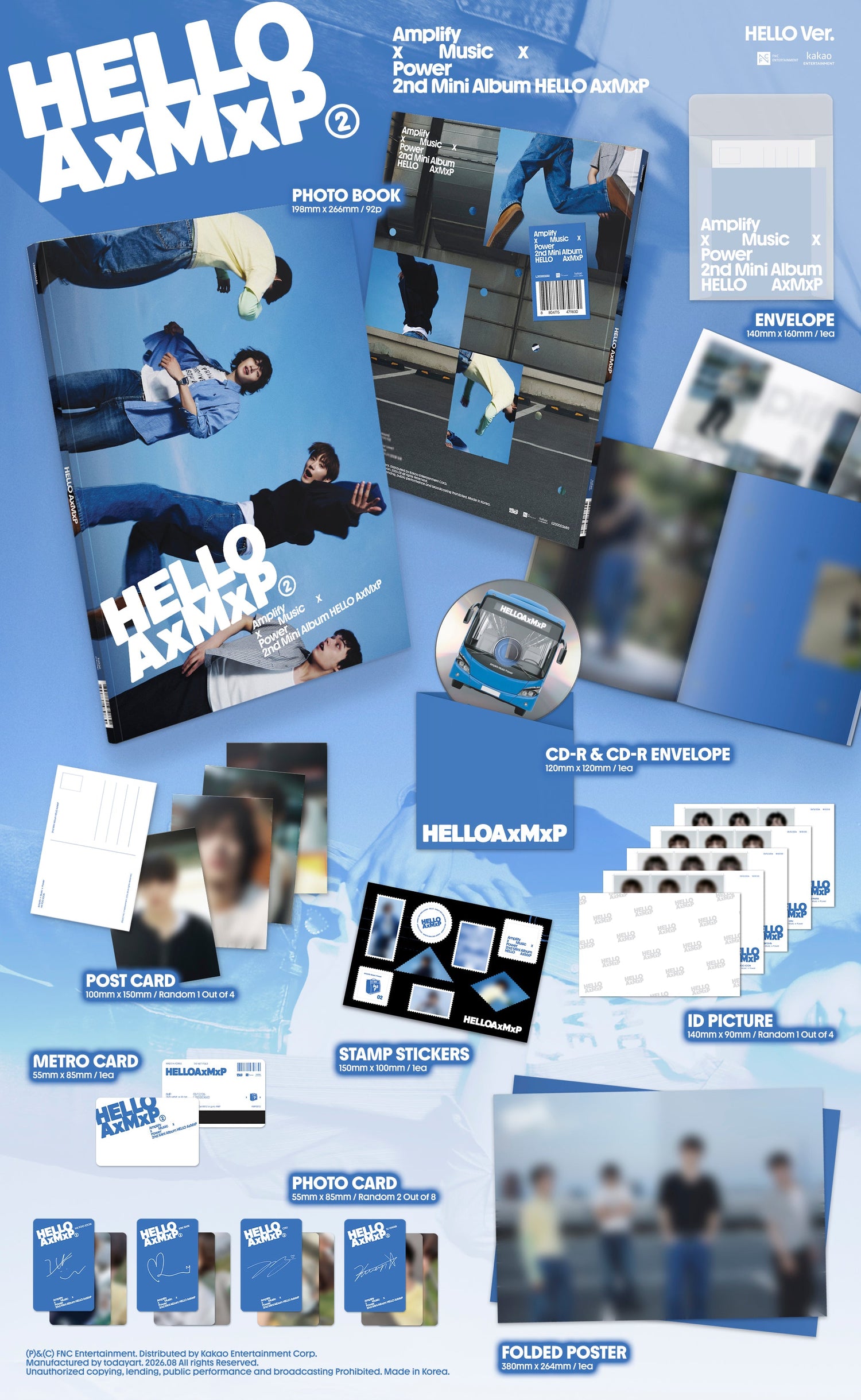 [Album]AXMXP - HELLO AxMxP [HELLO / AGAIN Ver.] [SET]-product_vendor, lowest price, EU shipping, Pre order benefit