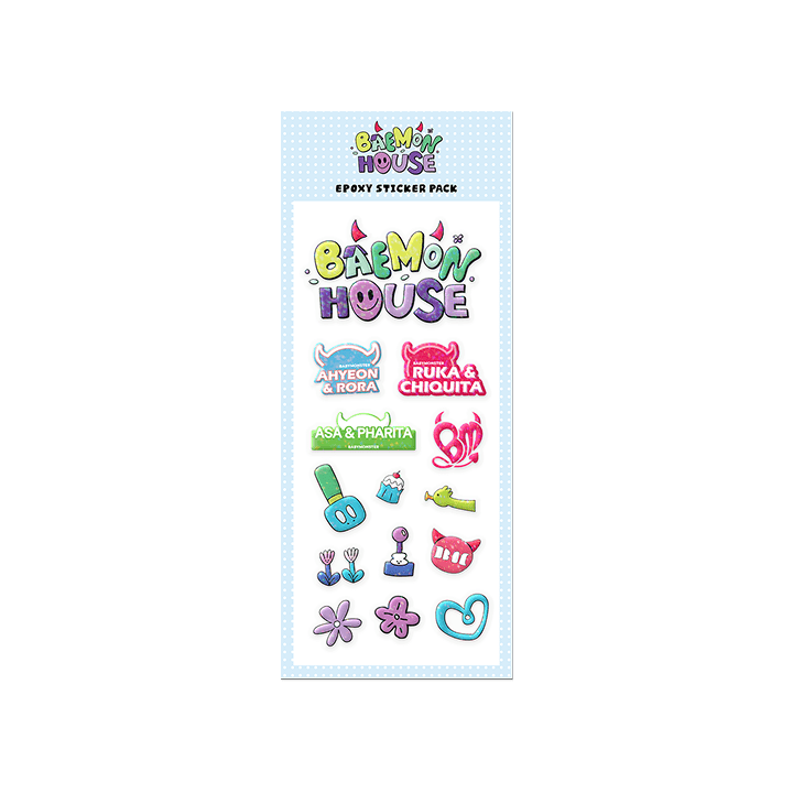 babymonster - [bmhouse] babymonster epoxy sticker pack 1