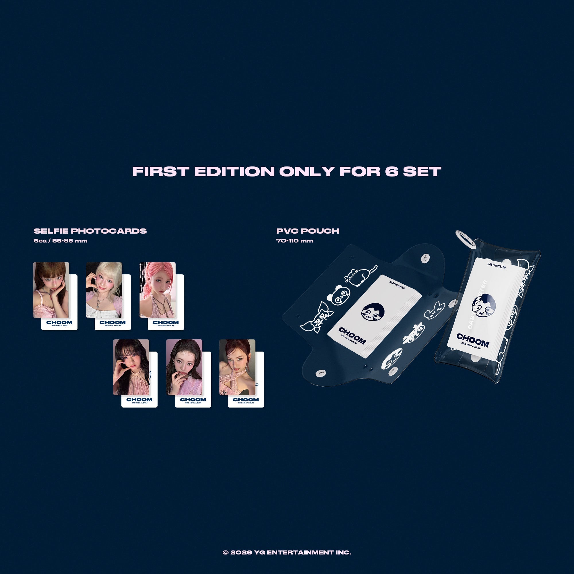 [New Sale Album]BABYMONSTER CHOOM Jewel Ver. (3rd MINI ALBUM) [6 versions set]. - product_vendor,
