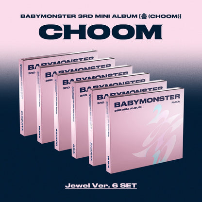 [New Sale Album]BABYMONSTER CHOOM Jewel Ver. (3rd MINI ALBUM) [6 versions set]. - product_vendor,