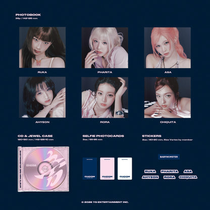 [New Sale Album]BABYMONSTER CHOOM Jewel Ver. (3rd MINI ALBUM) [6 versions set]. - product_vendor,