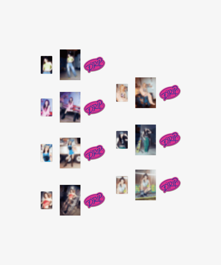 BABYMONSTER - [drip] babymonster magnet + postcard set 1