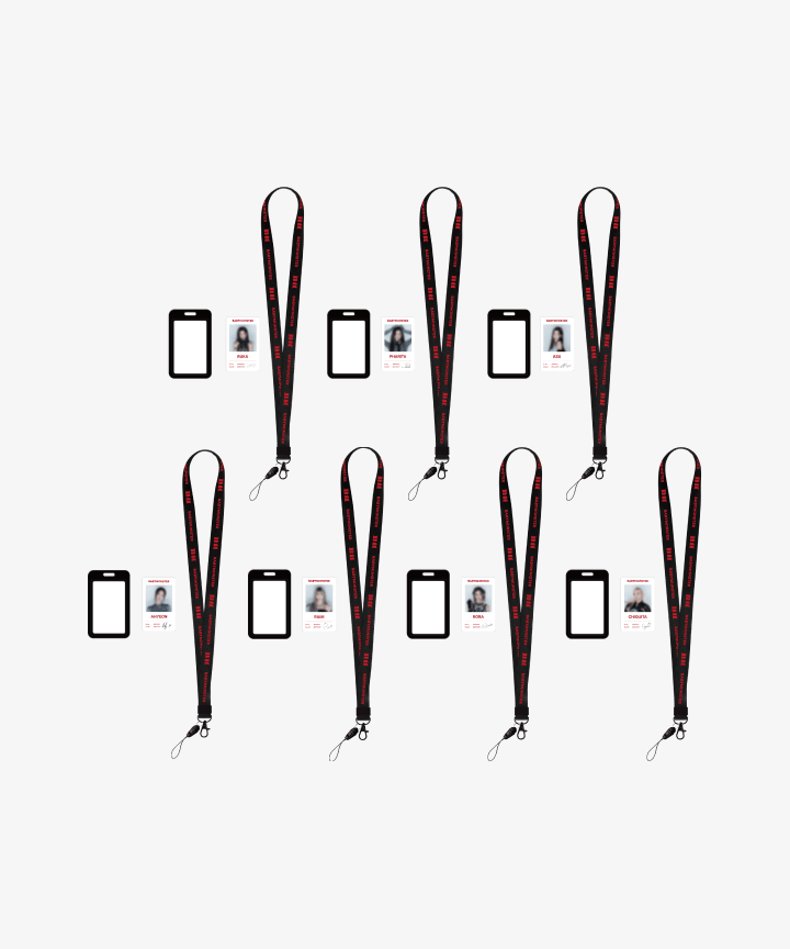 BABYMONSTER - [seeyouthere] babymonster id card + frame + lanyard set 1
