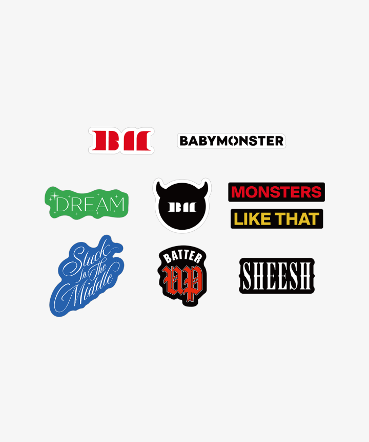 babymonster - [seeyouthere] babymonster logo sticker pack 1
