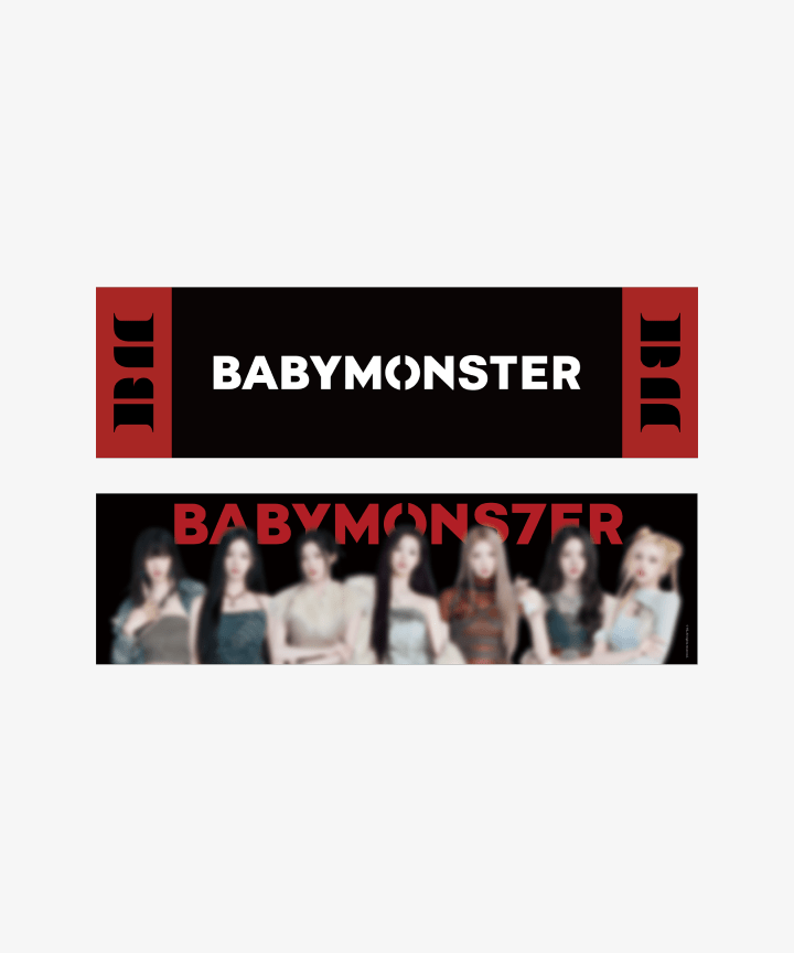 BABYMONSTER - [seeyouthere] babymonster slogan towel 1