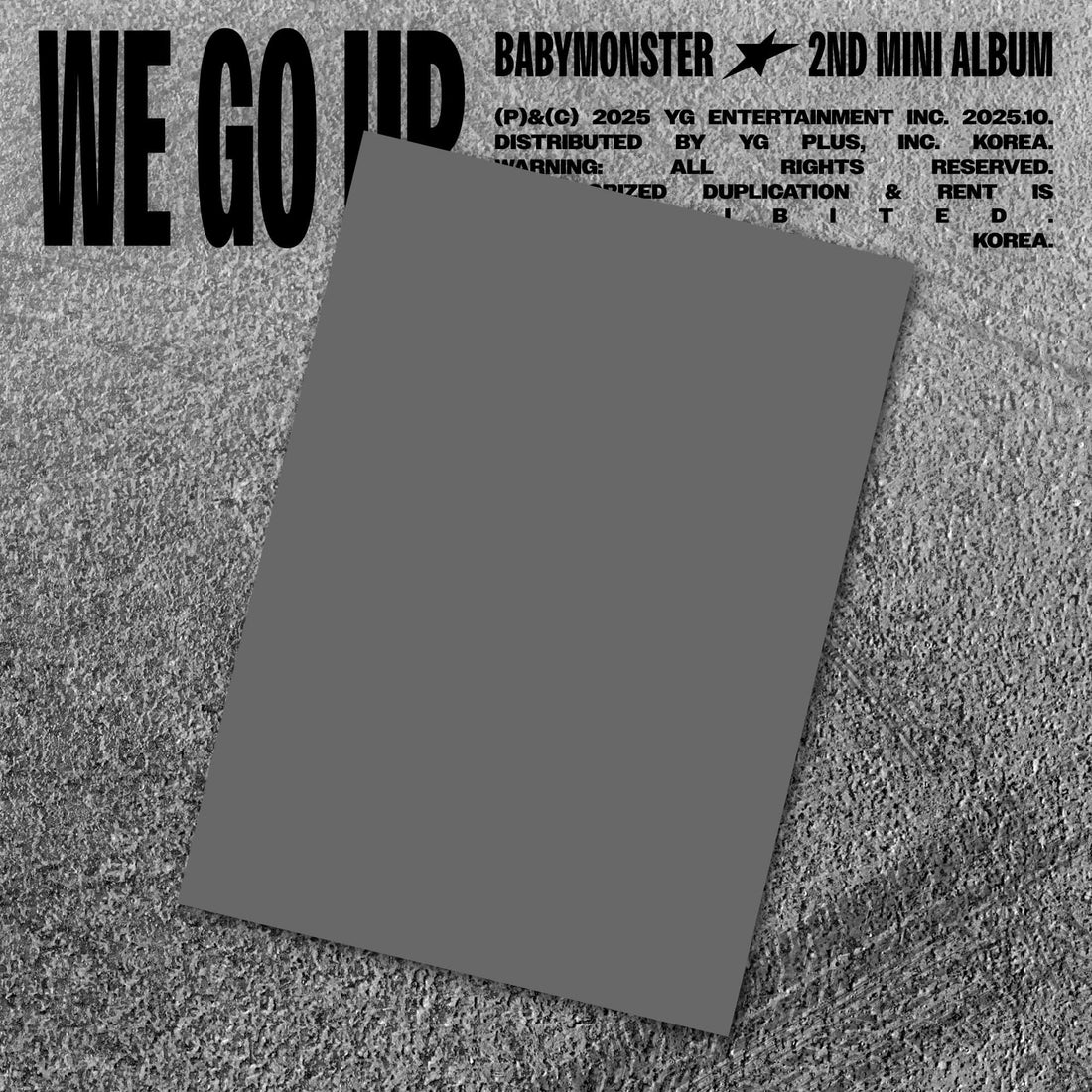 [Album]BABYMONSTER (베이비몬스터) - WE GO UP [Postcard Ver.] (Mini Album Vol.1) - product_vendor,