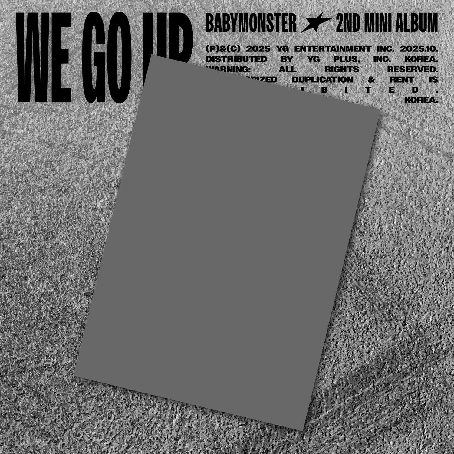 [Album]BABYMONSTER (베이비몬스터) - WE GO UP [Postcard Ver.] (Mini Album Vol.1) - product_vendor,