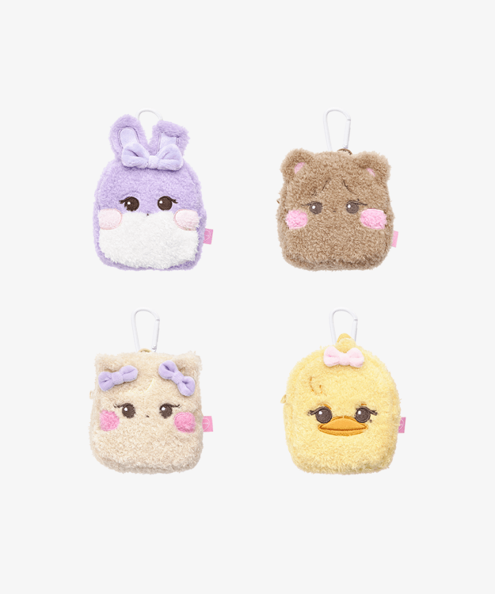 blackpink - [backstage] blackpink character face backpack pouch 1