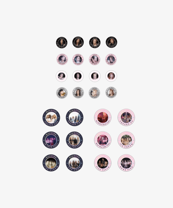 Blackpink - [bornpink] blackpink circle photo card set 1
