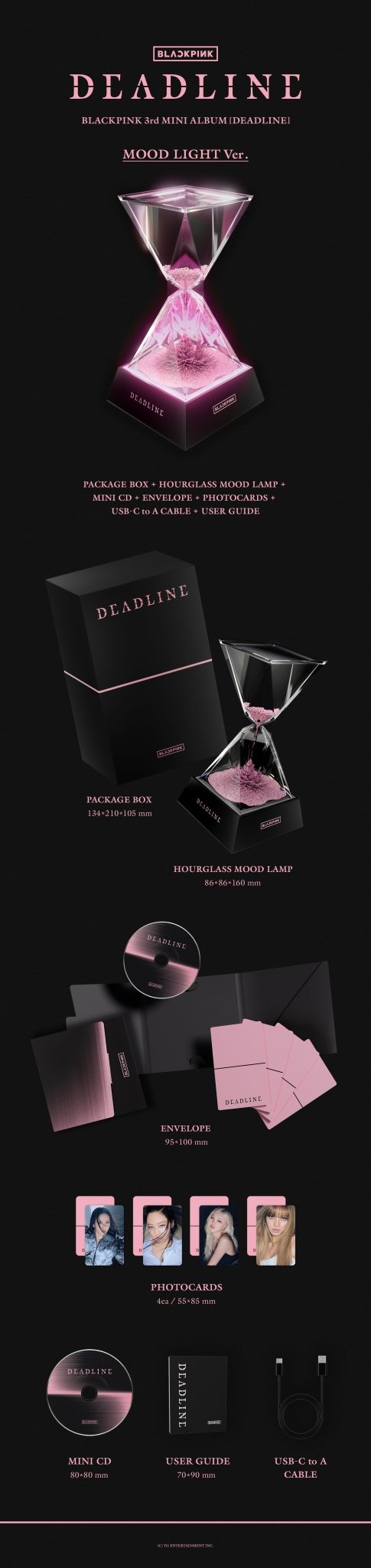 [Album]BLACKPINK - DEADLINE (3rd Mini Album) [Mood Light Ver.] - product_vendor,