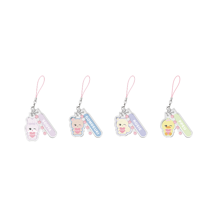 Blackpink - [deadlinetour] blackpink character light stick airtube keyring 1