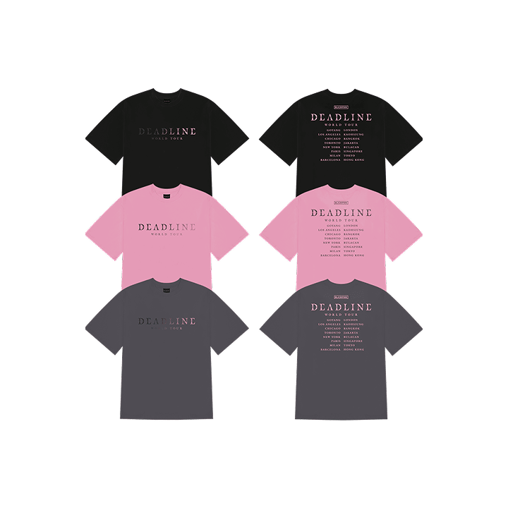 Blackpink - [deadlinetour] blackpink heat reactive t-shirt 1