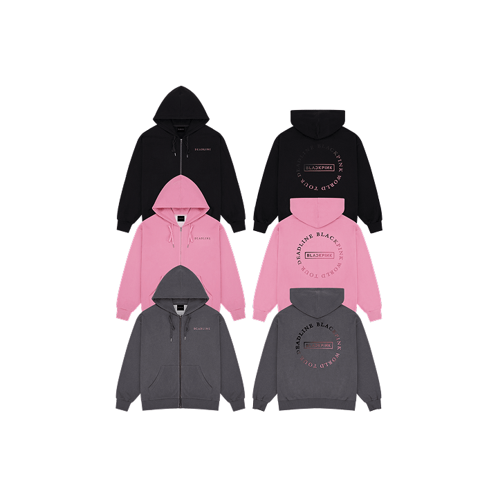 Blackpink - [deadlinetour] blackpink heat reactive zip-up hoodie 1