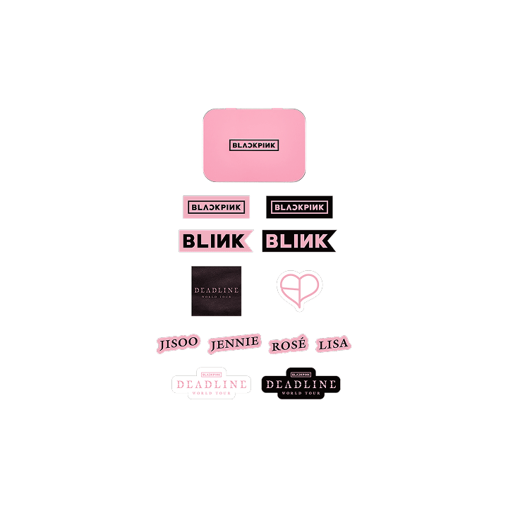 BLACKPINK - [deadlinetour] blackpink tin case + sticker set 1