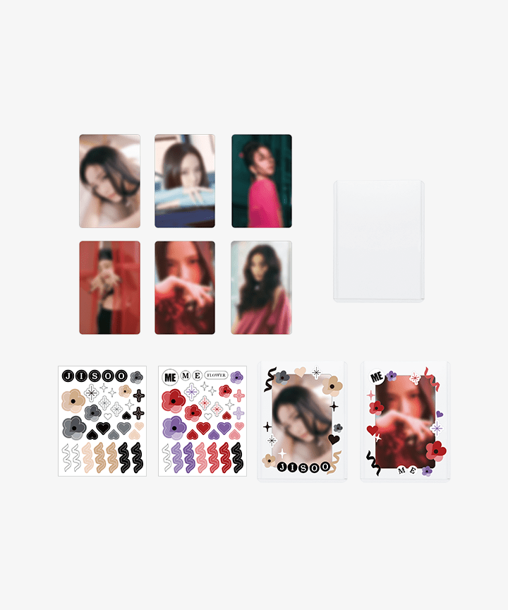 Blackpink - [me] jisoo photo card deco kit 1