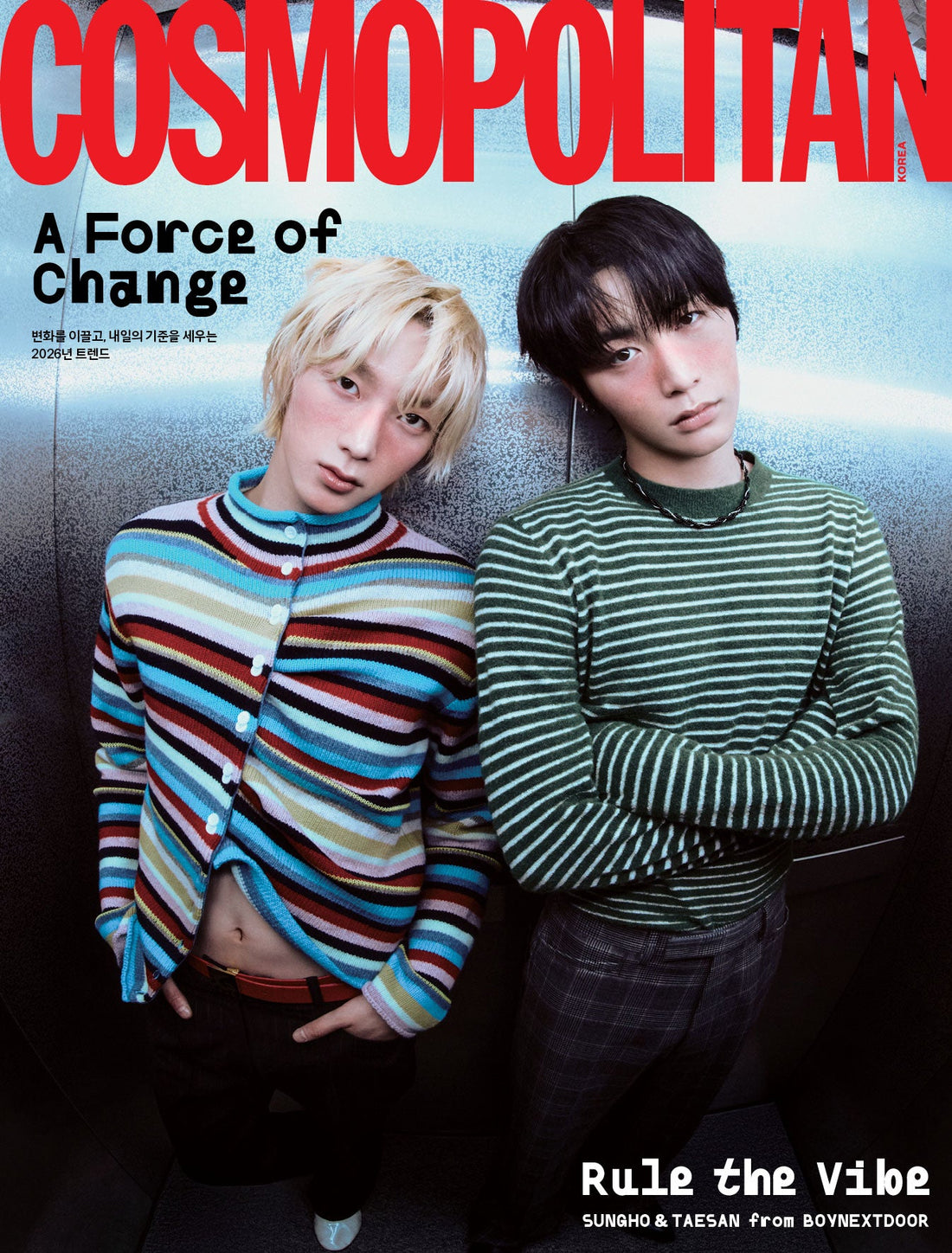 [Visual Goods]BOYNEXTDOOR (보이넥스트도어) - SUNGHO &amp; TAESAN (성호 &amp; 택산) COSMOPOLITAN February 2026 Issue [A Ver.] - product_vendor,