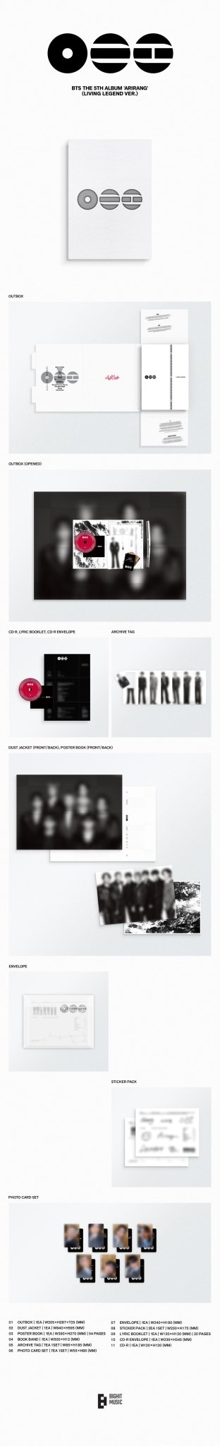 [Album]BTS - ARIRANG (Regular 5th Album) [Living Legend Ver.] - product_vendor,