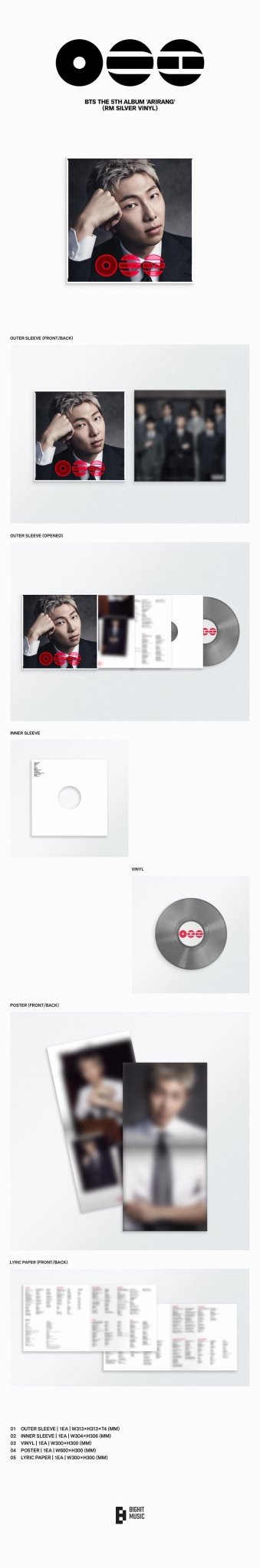 [Album]BTS - ARIRANG (Regular 5th Album) [Standard Vinyl / 8 versions set RANDOM] - product_vendor,
