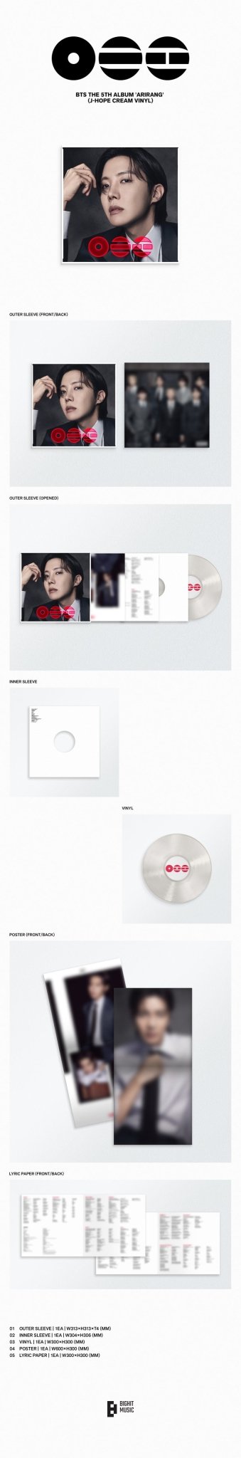[Album]BTS - ARIRANG (Regular 5th Album) [Standard Vinyl / 8 versions set RANDOM] - product_vendor,
