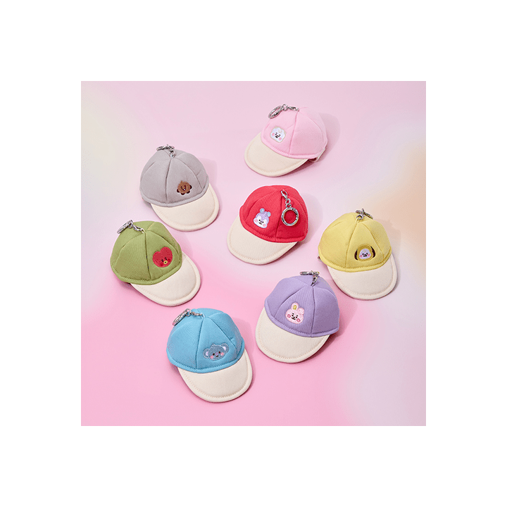 BTS - jelly shop ball cap keyring 1