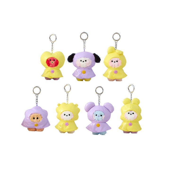 Bts - mini minini plush keyring rainy day 1