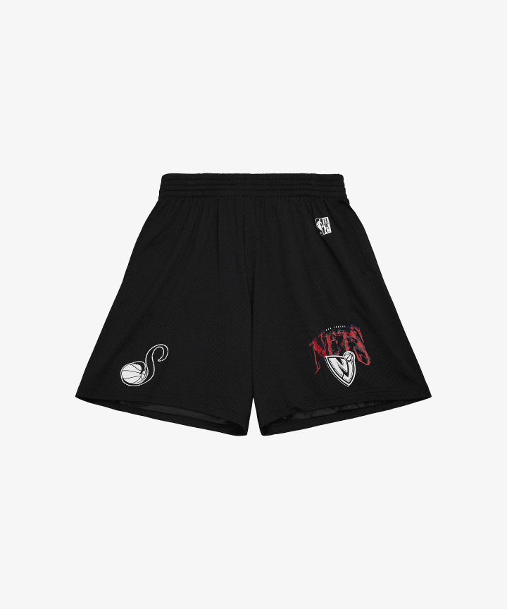 Bts - [suga x nba] glitch shorts (nets) 1