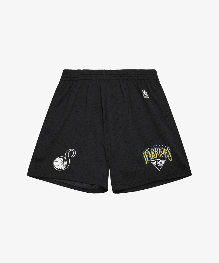 Bts - [suga x nba] glitch shorts (warriors) 1