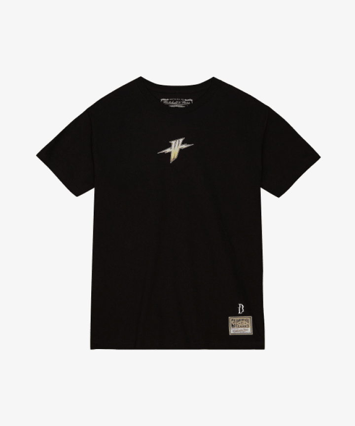 Bts - [suga x nba] glitch t-shirt (warriors) 1