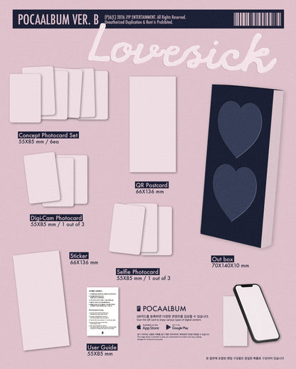 [album]Chaeryeong - Lovesick (1st Mini Album) [POCAALBUM A / B Ver.] [RANDOM]-