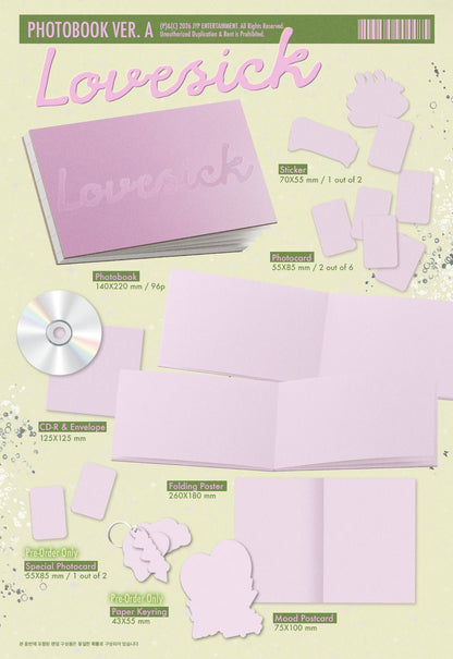 [album]Chaeryeong - Lovesick (1st Mini Album) [Standard A / B Ver.] [RANDOM]-