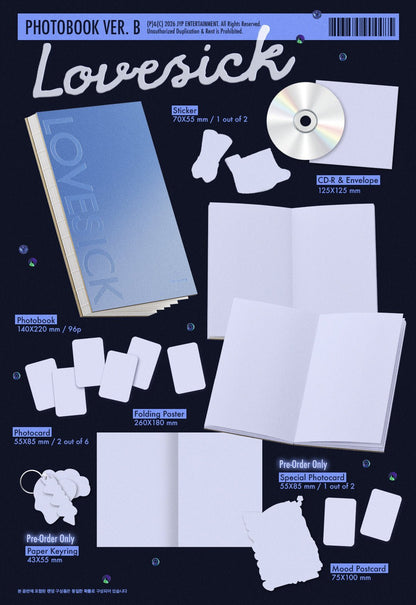 [album]Chaeryeong - Lovesick (1st Mini Album) [Standard A / B Ver.] [RANDOM]-