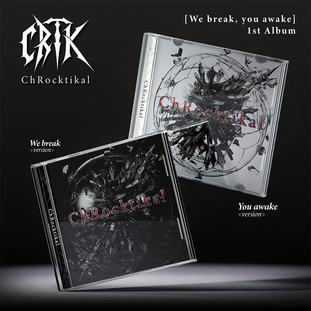 [Album]CHROCKTIKAL (크록티칼) - We break, you awake (1st Album) [We break Ver. / You awake Ver. / 2 versions set RANDOM] - product_vendor,