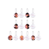 Close your eyes - [beyond your eyes] reflector keyring 1