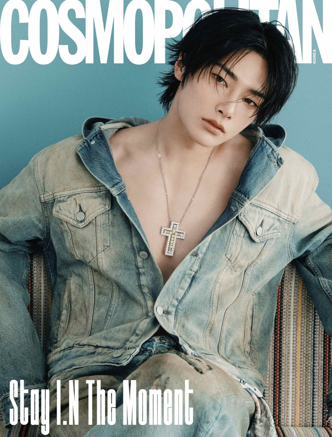 [VISUAL GOODS]COSMOPOLITAN 2025 December Issue Cover: Stray Kids I.N (C Ver.) - product_vendor,