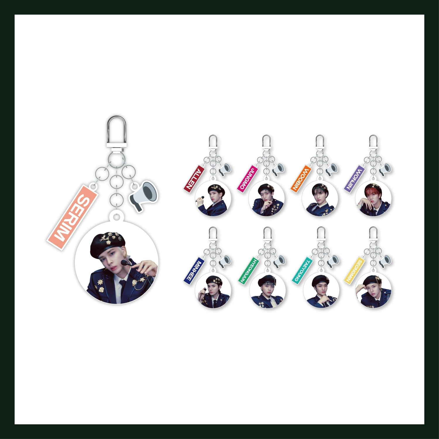 CRAVITY - cravity 6th mini album sun seeker - acrylic keyring 1