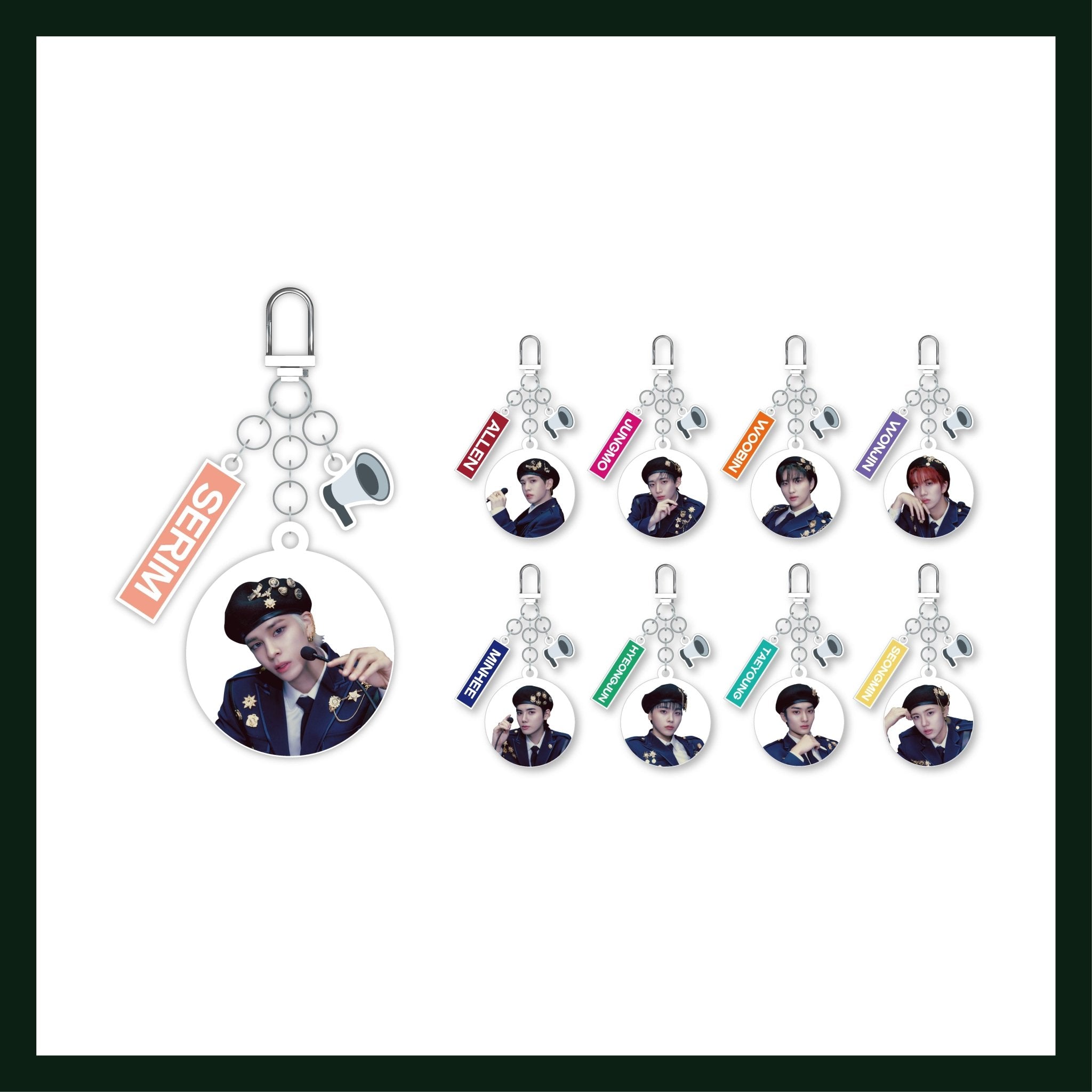 CRAVITY - cravity 6th mini album sun seeker - acrylic keyring 1