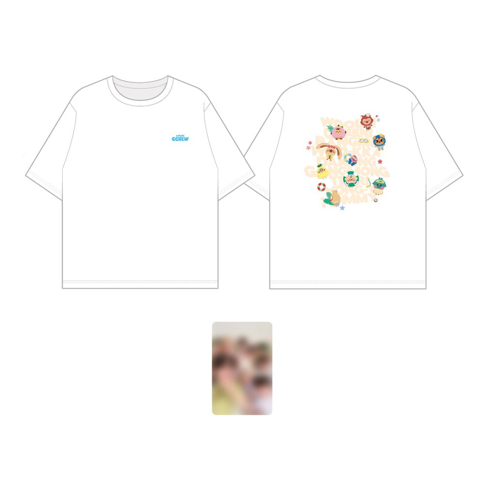 CRAVITY - cravity character summer ccrew pop-up store kkcrew short-sleeve t-shirt 1