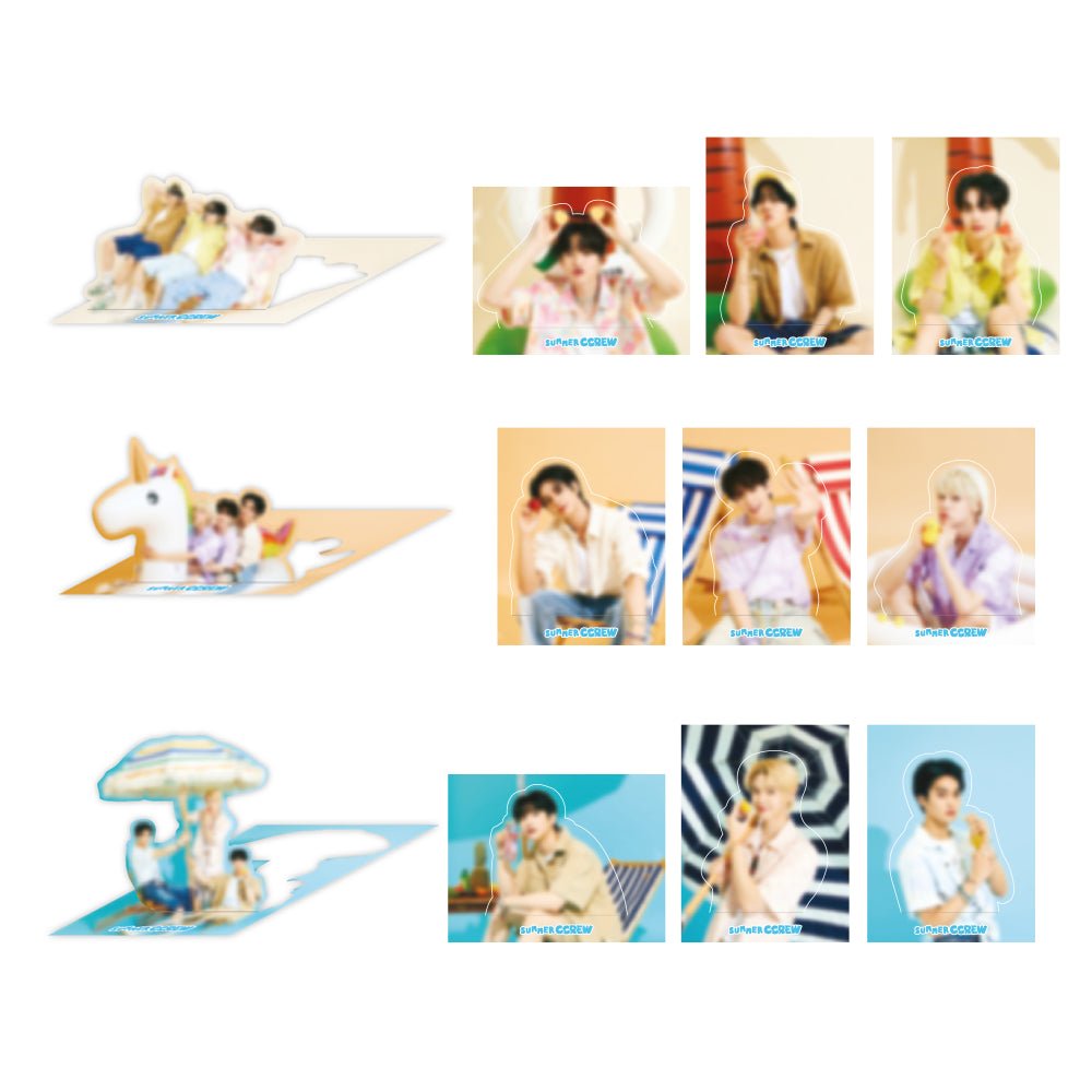 CRAVITY - cravity character summer ccrew pop-up store pop-up card set 1