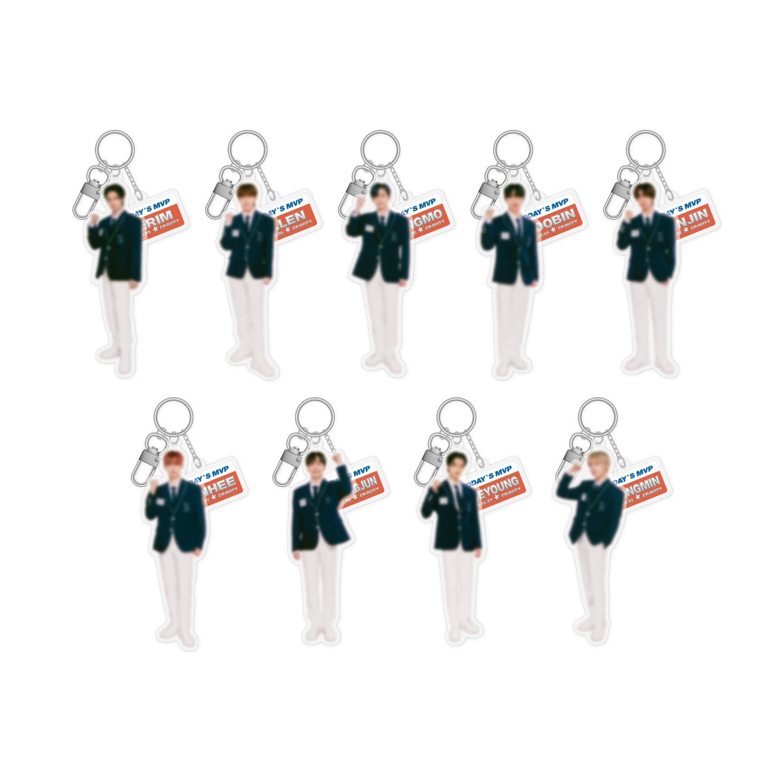 CRAVITY - cravity fan-con luvity games - acrylic keyring 1