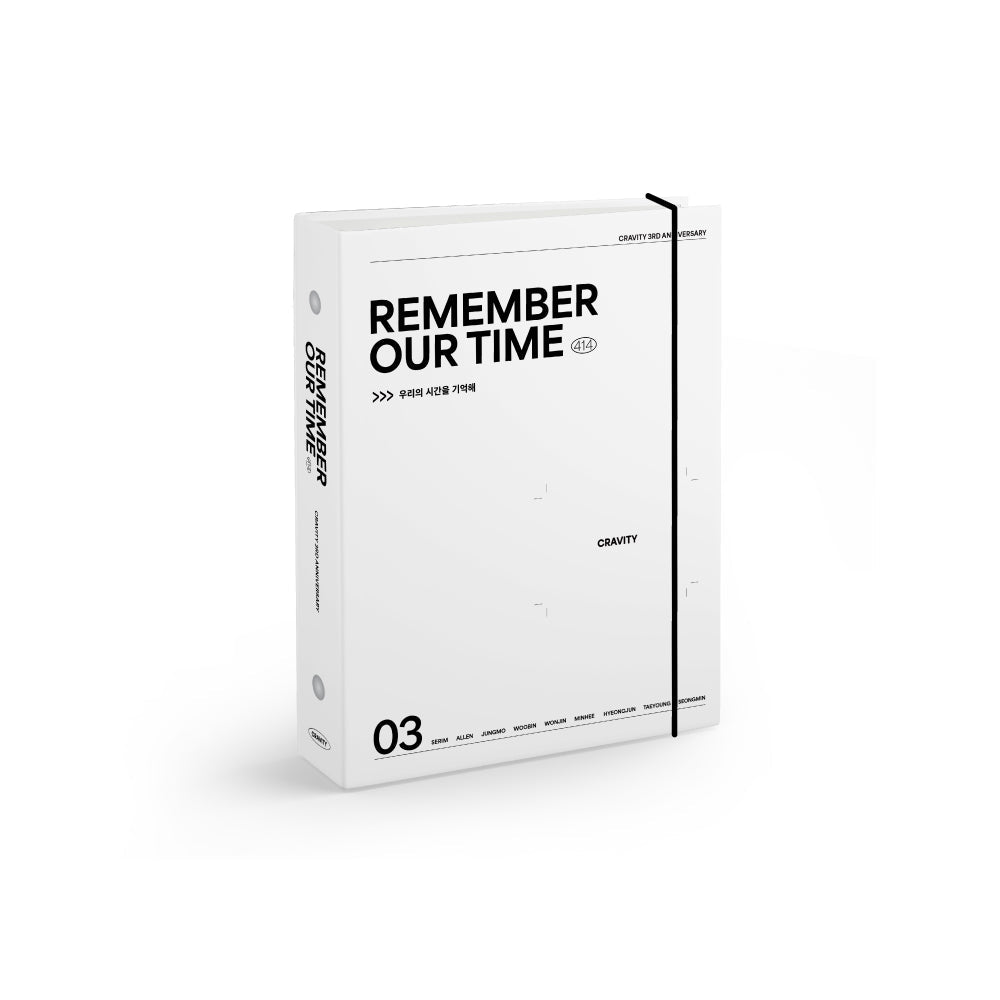 CRAVITY - cravity the 3rd anniversary pop-up store remember our time - photocard binder 1