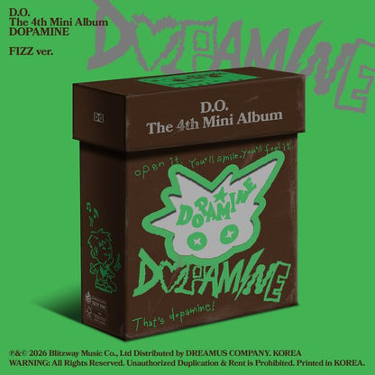 [Album]D.O - DOPAMINE (The 4th Mini Album) [FIZZ/POP Ver.] [CHOOSE]-product_vendor,NO POB lowest price, EU shipping, Pre order benefit